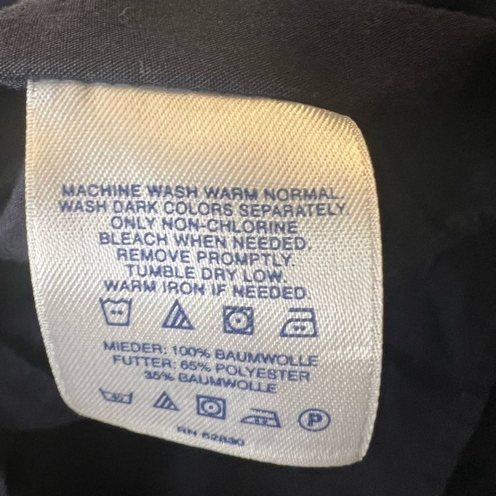 Lands End Navy Blue Sleeveless Lined Pintuck Pleats Dress - Size‎ 6 - Picture 7 of 7